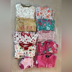 10 Pack - 6-9 Month Pajamas
